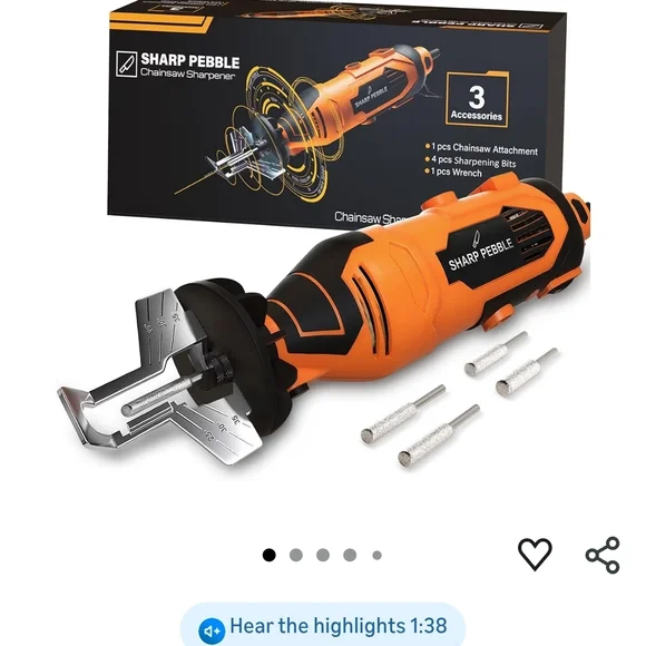 Sharp Pebble Chainsaw Sharpener - Picture 3 of 3